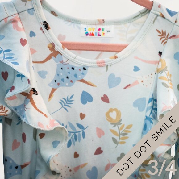 Dot Dot Smile SIZE 3/4 Long Sleeve Twirl Dresses – Bundle of 3 (Girls) - Picture 2 of 12